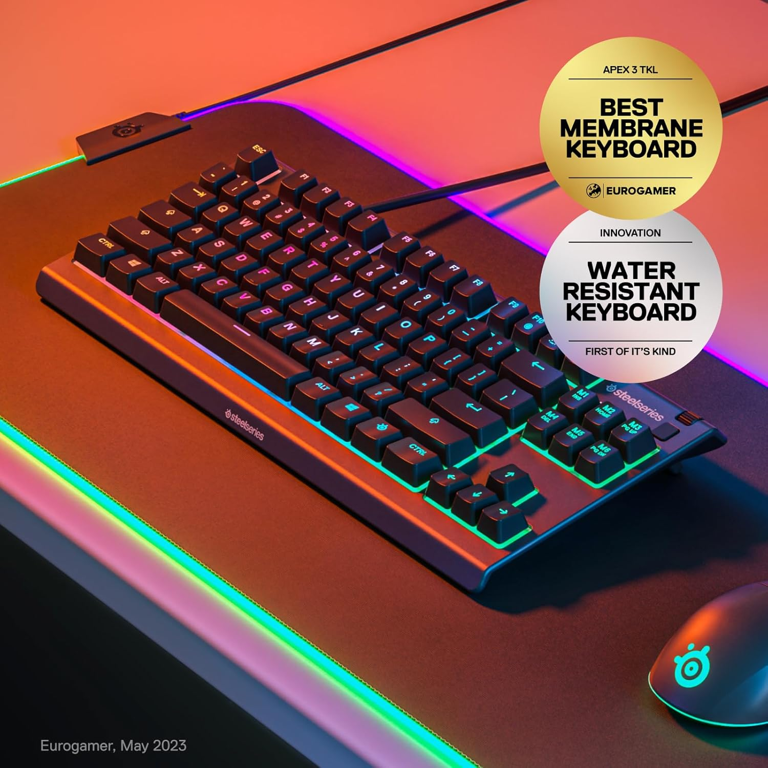 SteelSeries Apex 3 TKL RGB Gaming Keyboard SteelSeries Apex 3 TKL RGB Gaming Keyboard